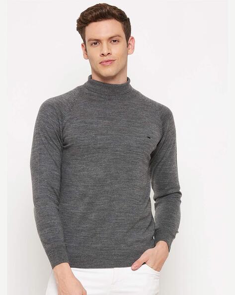 Grey pullover clearance mens