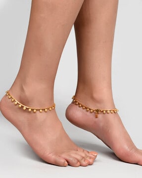 Gold leg chain deals for ladies