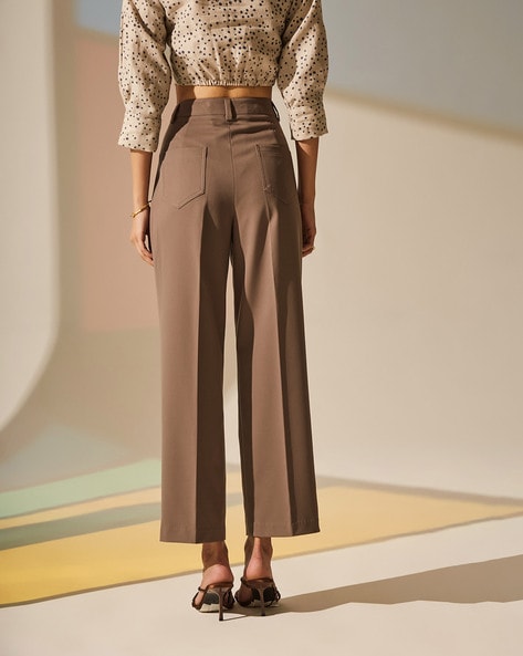 Buy The Dapper Lady High-Rise Ankle-Length Pants