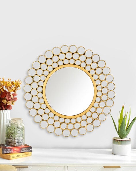 Round Reflection Glass Mirrors