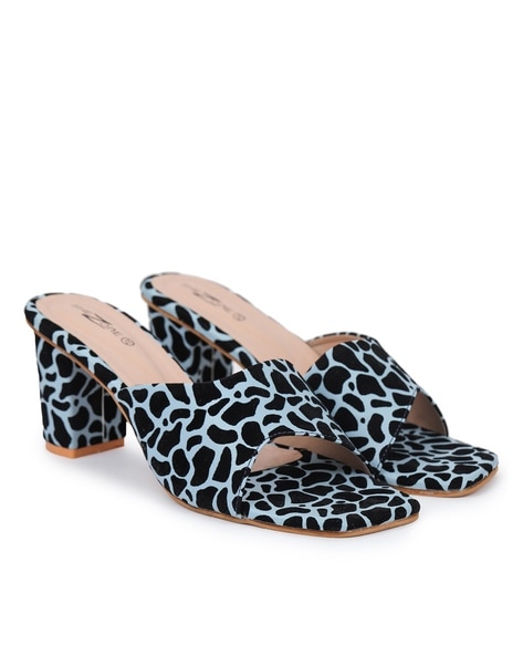 New Look double buckle sandals in animal print | ASOS