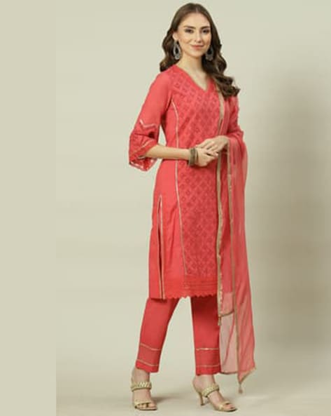 Aks women's self design straight kurta best sale