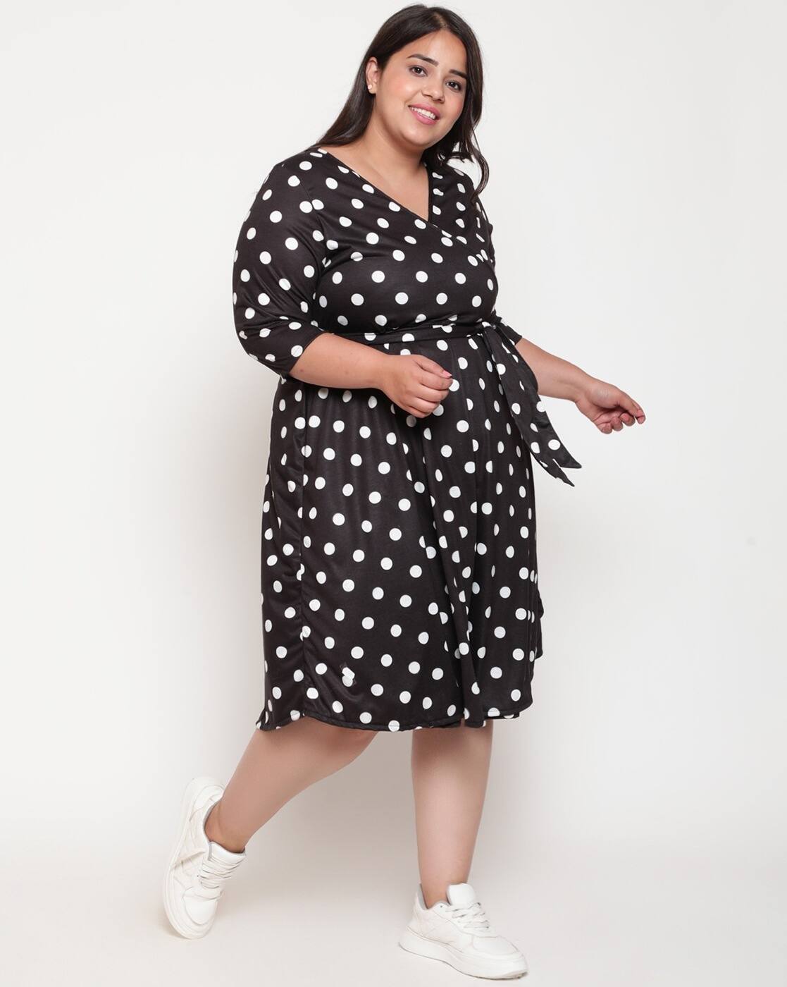 ANDRESD flocky dot dress／black ANDRESD｜公式オンラインストア
