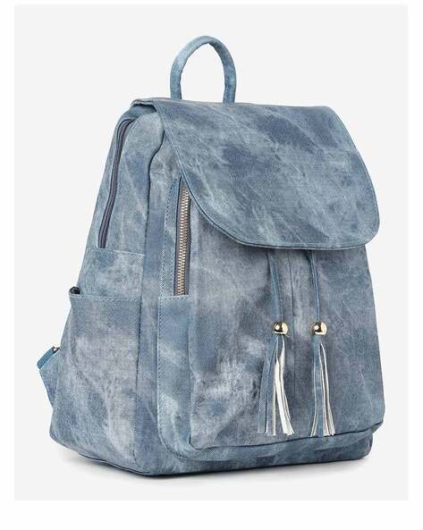 Textured Backpack with Adjustable Straps