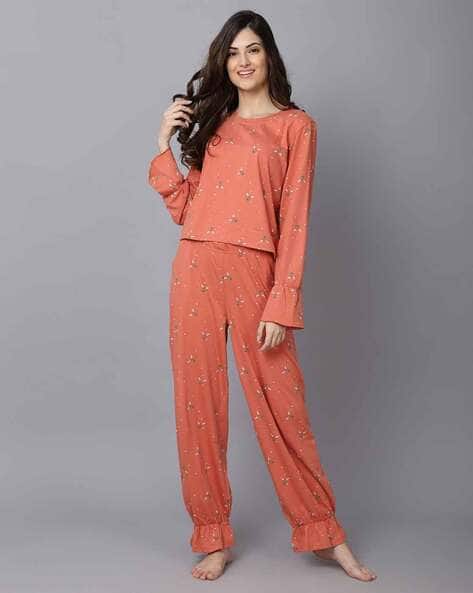 Buy Rust Night&LoungeWearSets for Women by Kanvin Online
