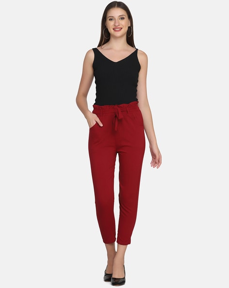 Skinny Fit Capris with Slip Pockets