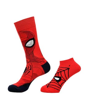 balenzia Pack of 2 Spiderman Print Everyday Socks-picture-30