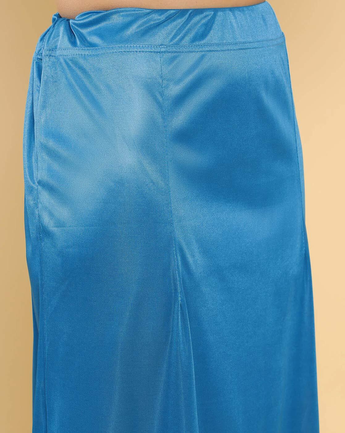 Shop Light Blue Satin Petticoat Collection Online at Soch USA