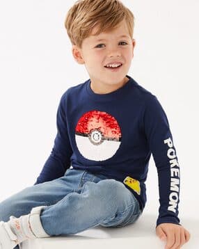 marks & spencer Embellished Crew-Neck T-shirt-picture-48