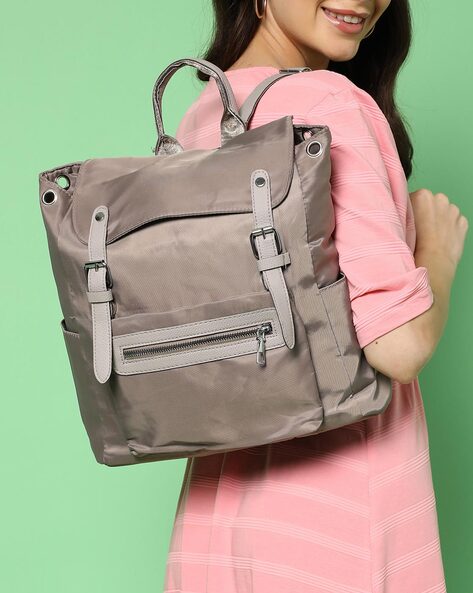 Love Deliver Backpack Purse for Women Leather Fashion Designer Ladies Shoulder  Bags Travel Backpack With Wristlets, Beige With Brown : Amazon.in: Fashion