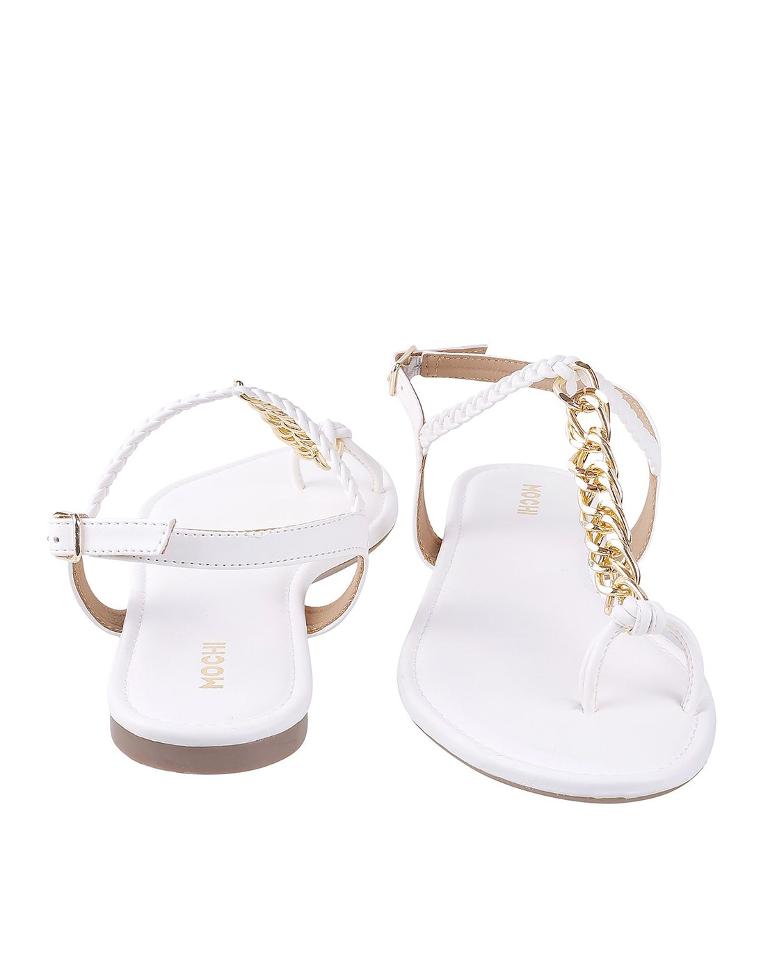 Buy MOCHI Men WHITE LEATHER Sandals (SIZE EURO45/UK11) 16-8822-16-45-WHITE  at Amazon.in