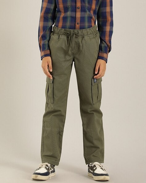 Buy Olive Trousers  Pants for Boys by INDIAN TERRAIN BOYS Online  Ajiocom