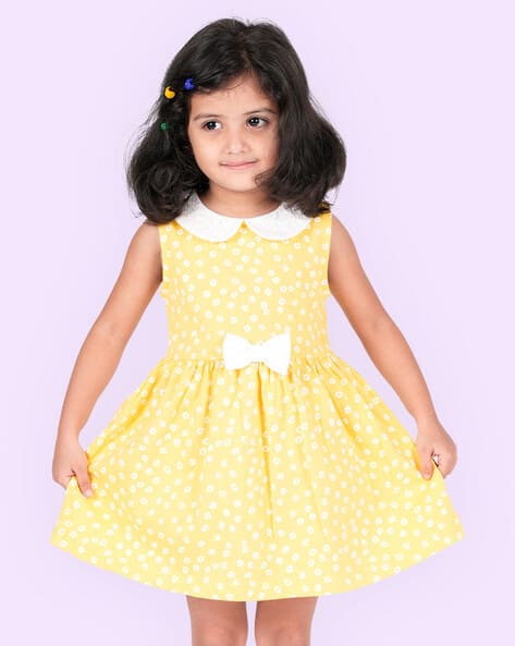 Printed Fit Flare Dress