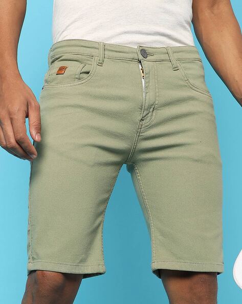 Olive store jean shorts