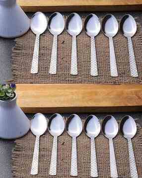 Set of 12 Stainless Steel Spoon