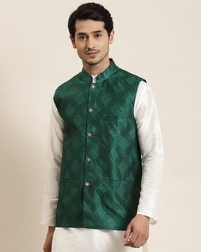 sojanya Embroidered Nehru jacket-picture-15