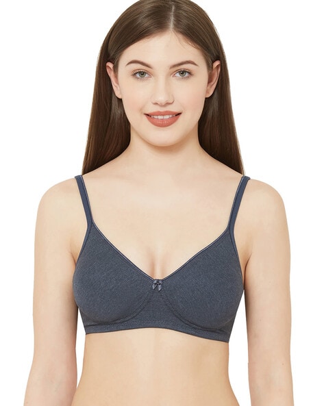 Buy Navy Melange Bras for Women by JULIET Online