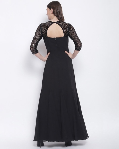 Magenta Color Pure Rayon Trendy Designer Readymade A-Line Gown -3041144098  | Heenastyle