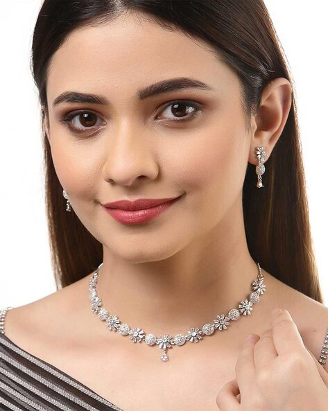 Very Beautiful 0.75 carat Diamond set Solitaire Stud Earrings and Matc –  Gemartsco