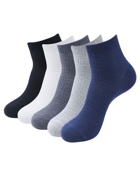 balenzia Pack of 5 Ankle-Length Socks-picture-31