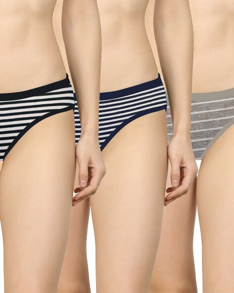 3 Pack of Striped Panties, Panties
