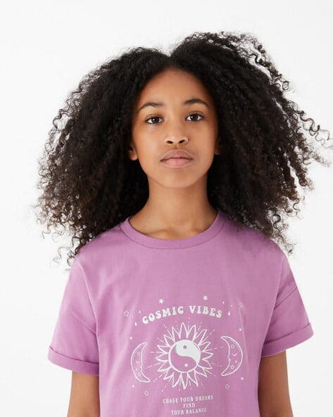 Buy Purple Tshirts for Girls by Marks Spencer Online