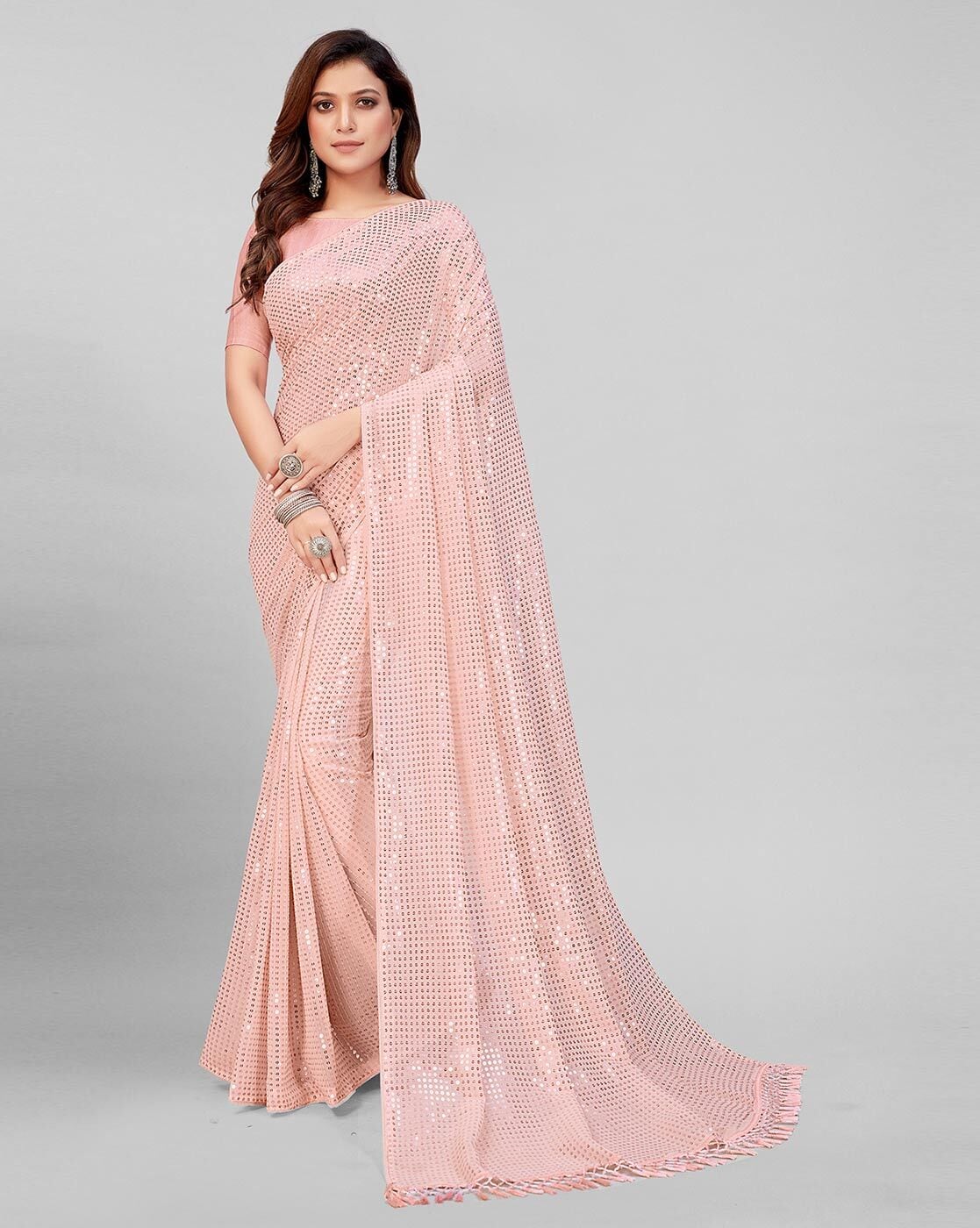 Silver Saree - Buy Trendy Silver Saree Online in India | Myntra