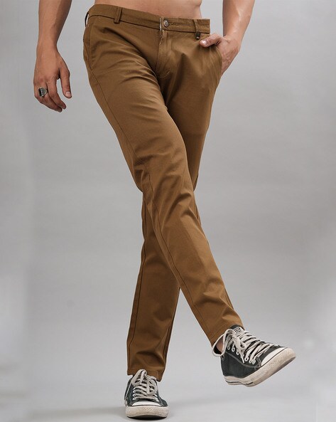 Buy Farah Brown Casual Trouser for Men Online  The Collective