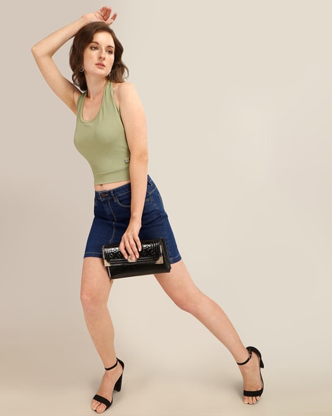 Buy Green Tops for Women by PRETTIFY Online