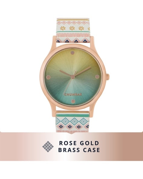 Buy Teal By Chumbak Analog Black Dial Multicolor Strap Watch For Women  Online at Best Prices in India - JioMart.