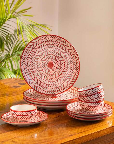 Ceramic dinner set clearance online