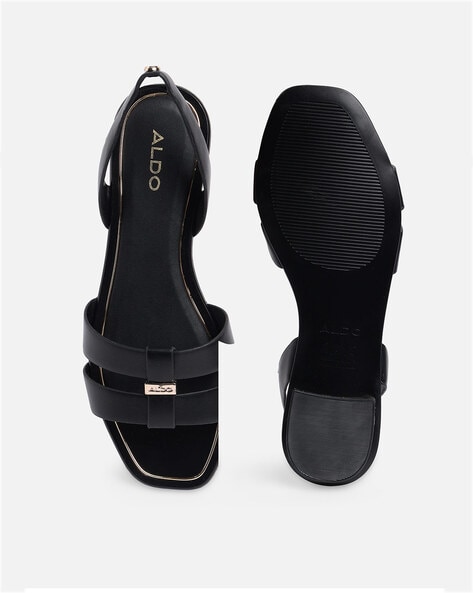 Black Flat Sandals Women by Aldo Online | Ajio.com