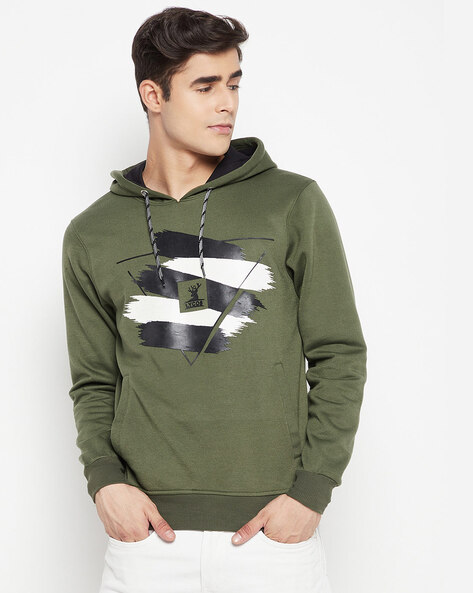 Buy Olive Sweatshirts & Jackets for Men by LYCOS Online