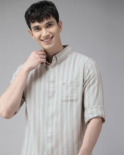 Product image of THE BEAR HOUSE Stripes Full-Sleeves Shirt
