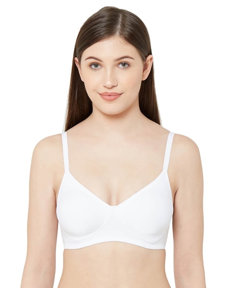 Buy Trylo Double Layered Non-Wired Full Coverage T-Shirt Bra - Mauve at  Rs.690 online