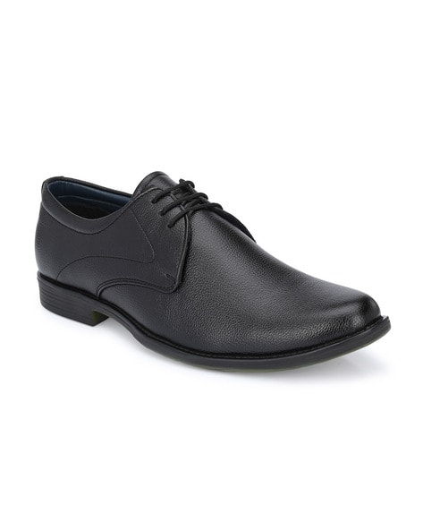 JOHN KARSUN Lace-Up Round-Toe Formal Shoes