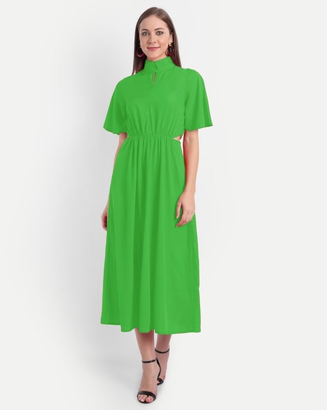 Buy Green Dresses for Women by Minglay Online | Ajio.com