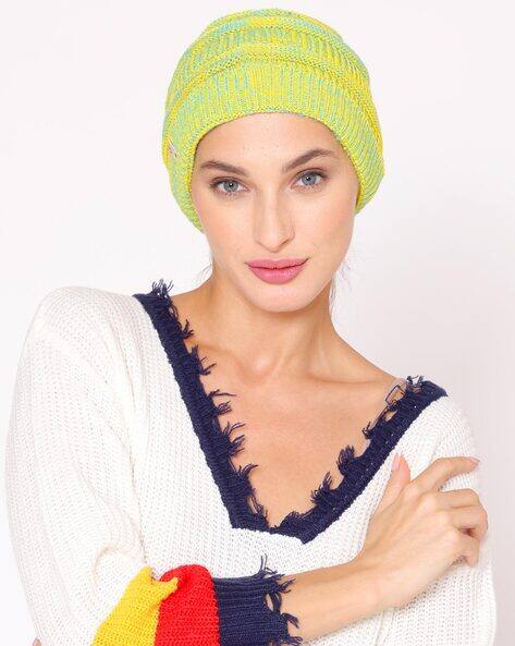 Buy Bharatasya Beanie with Side Braids Online | Ajio.com