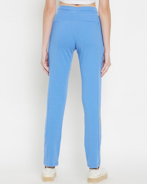 Buy Blue Track Pants for Women by MADAME M SECRET Online