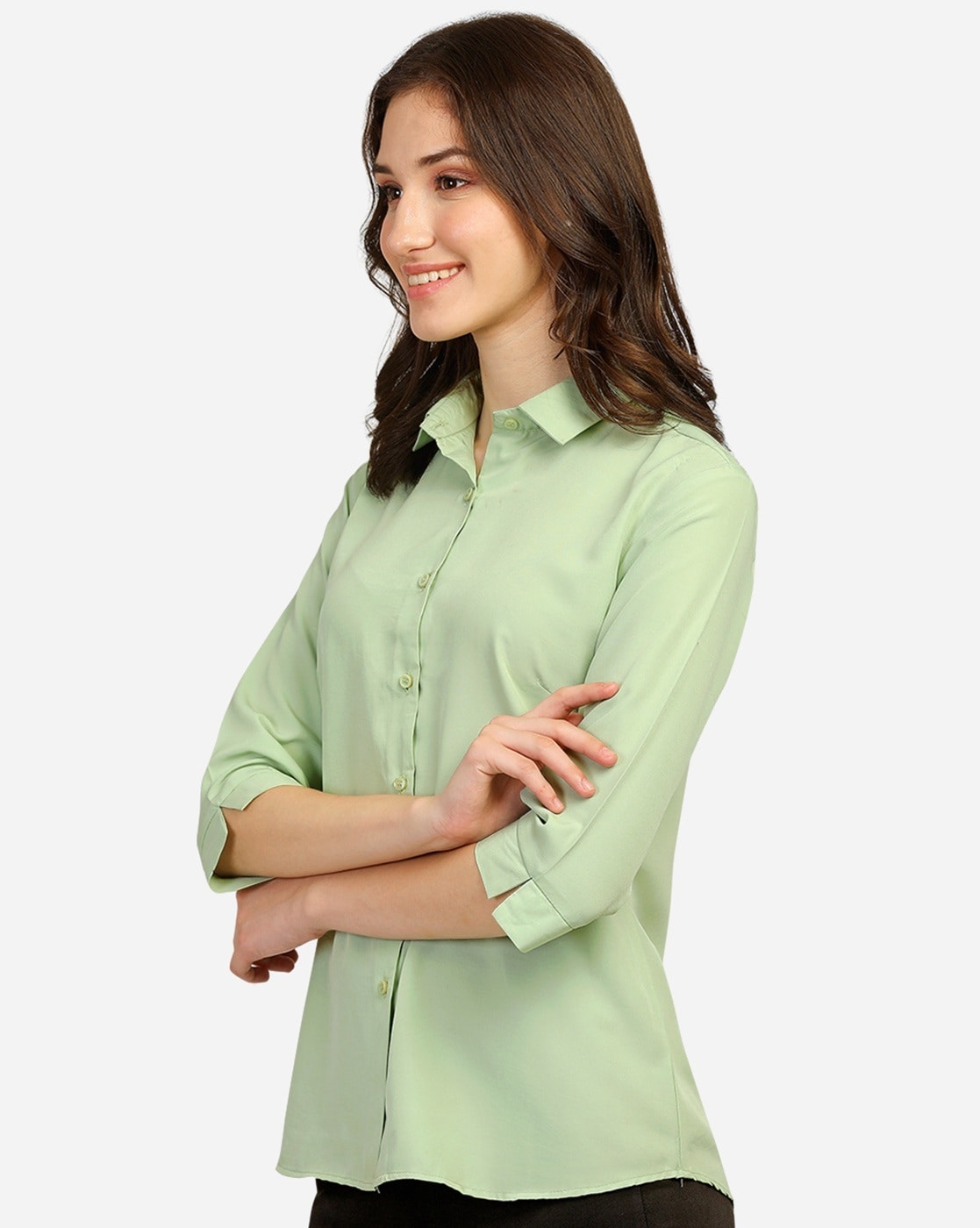 mdhav fashion Women Solid Formal Maroon, Light Green Shirt - Buy mdhav  fashion Women Solid Formal Maroon, Light Green Shirt Online at Best Prices  in India | Flipkart.com