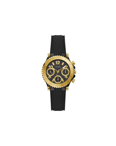 Guess black chronograph discount watch