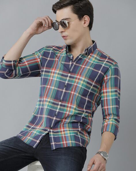 Buy Multicoloured Shirts for Men by YOVISH Online