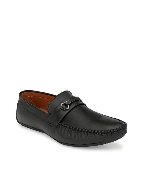 Fentacia Round-Toe Slip-On Loafers