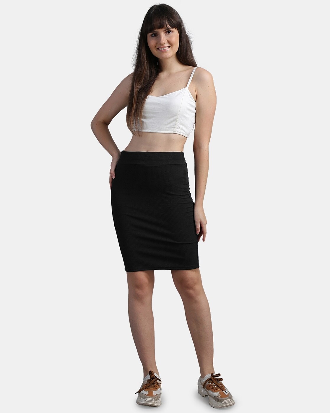 Buy Black Skirts for Women by N-Gal Online