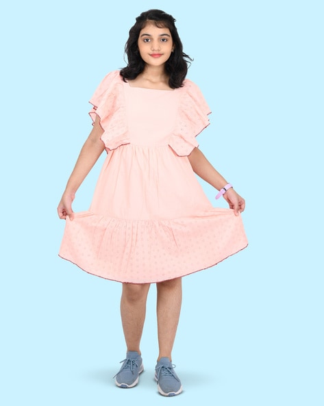 Short Madeline Dress in Pink - FINAL SALE – Ivy City Co