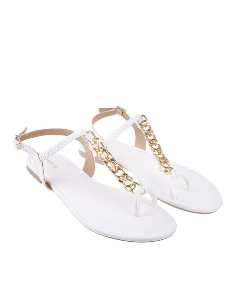 Buy Women White Casual Sandals Online | SKU: 40-193-16-36-Metro Shoes