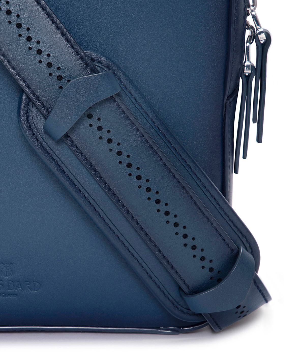 Cartoon Embossed Wide Strap Crossbody Bag In DARK SLATE BLUE