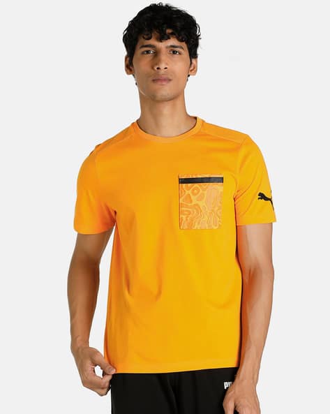 Regular Fit Crew-Neck T-shirt with Patch Pocket