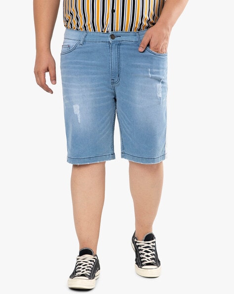 Mens denim clearance shorts india