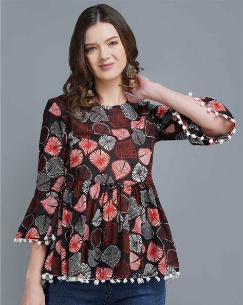 Buy Multicoloured Tops for Women by DHABHAI Online